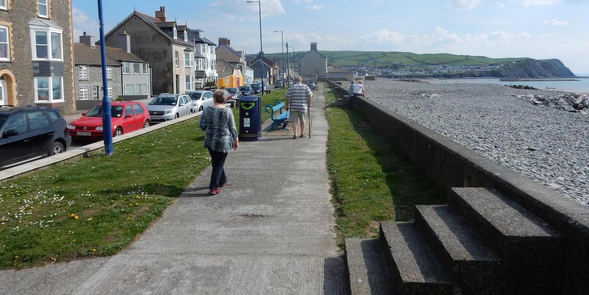 Borth Seafront